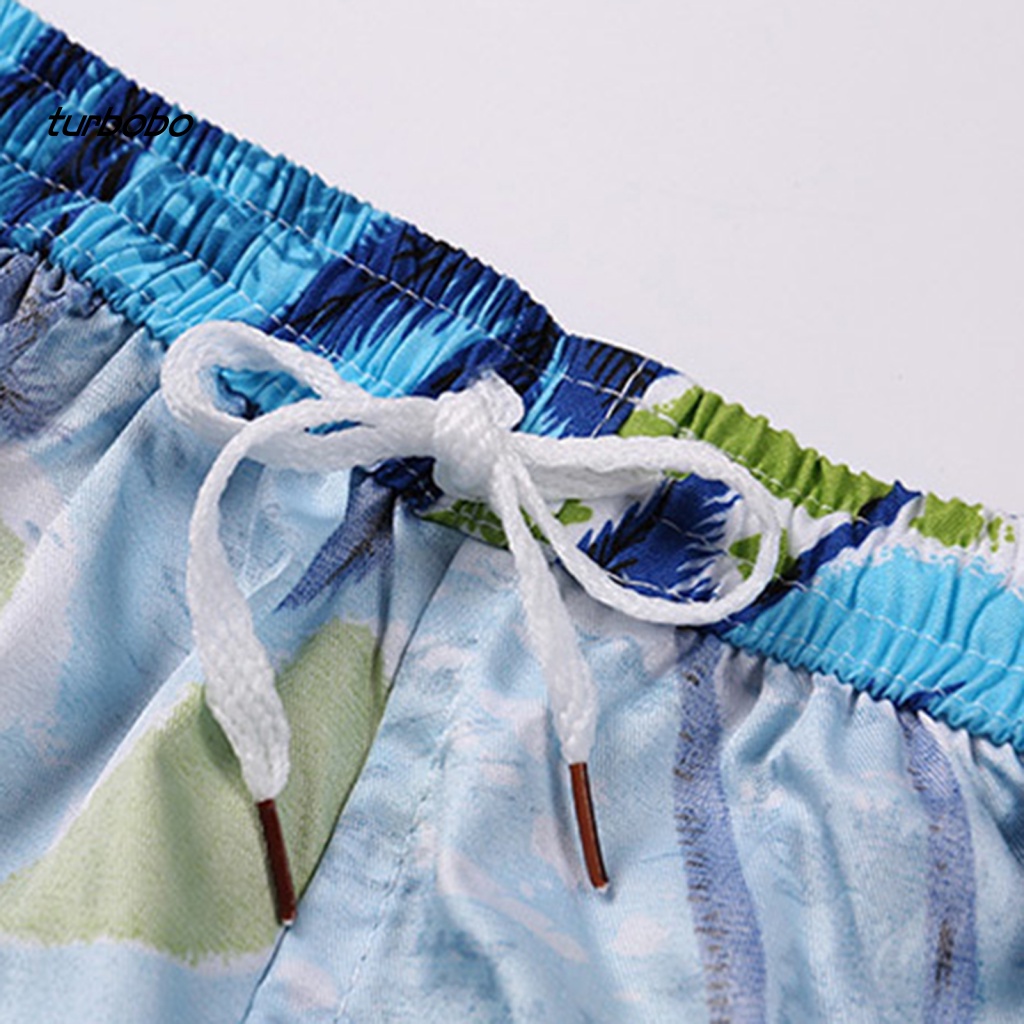 Quần Short Đi Biển Lưng Thun Ống Rộng In Họa Tiết Hoa Nhiều Màu Sắc Thời Trang Mùa Hè