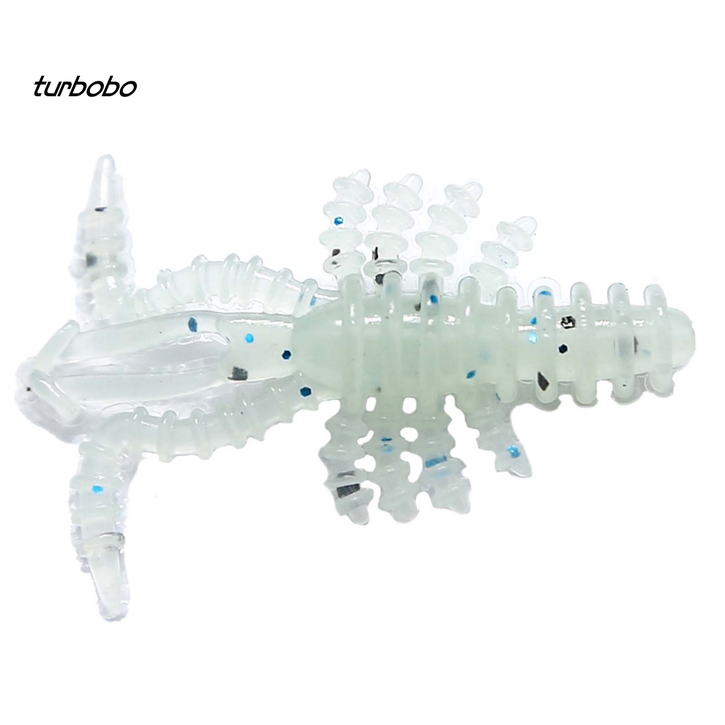 20 Mồi Tôm Giả Câu Cá Bằng Nhựa PVC Linh Hoạt Tái Sử Dụng Được