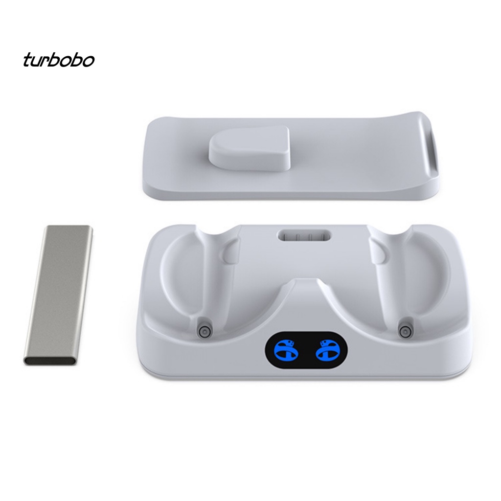 1 Bộ Giá Đỡ Cần Điều Khiển Chơi Game Hai Chỗ Ngồi Có Đèn LED Và Đế Sạc Cho PS5 VR2