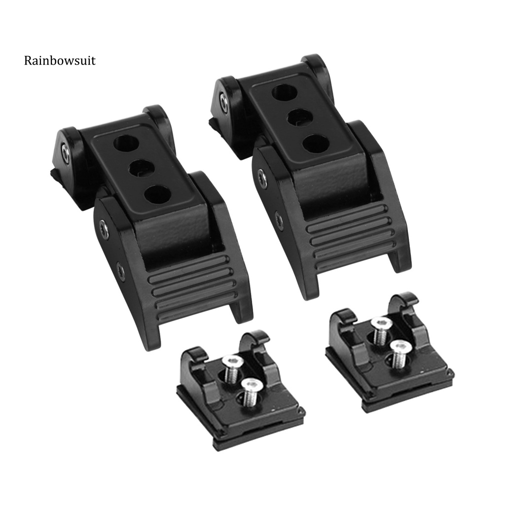 1 Cặp Chốt Khóa Mui Xe Bằng Hợp Kim Nhôm Cho Jeep Wrangler JK JL 07-21