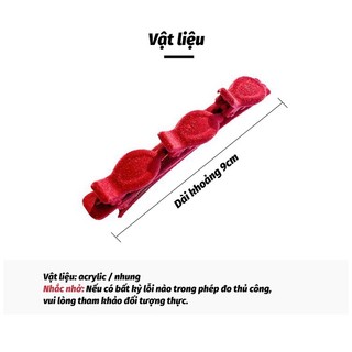 Kẹp Tóc Mỏ Vịt Bện Tóc Mái