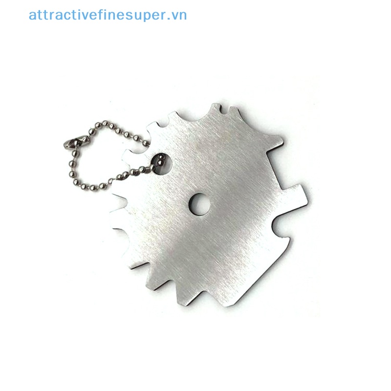 Afs Dụng Cụ Cạo Làm Sạch Vỉ Nướng BBQ Bằng Kim Loại Nhỏ Gọn