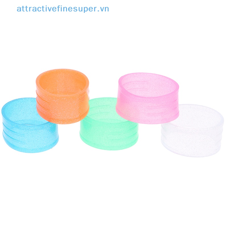 Afs Vòng Silicon Cố Định Tay Cầm Vợt tennis Màu Dạ Quang