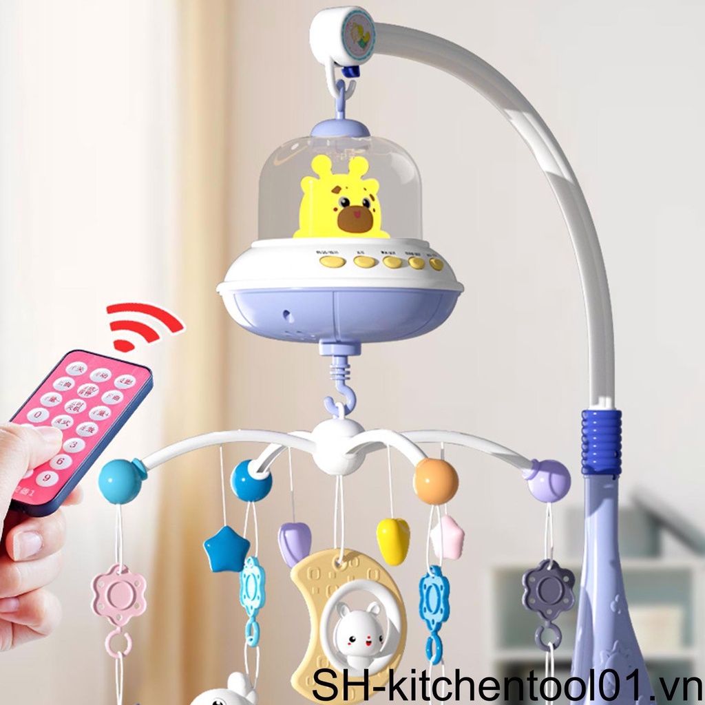 (CD) Đồ Chơi Lục Lạc Lắp Ráp Hoạt Hình Có Chuông Thời Gian Làm Quà Sinh Nhật Cho Bé