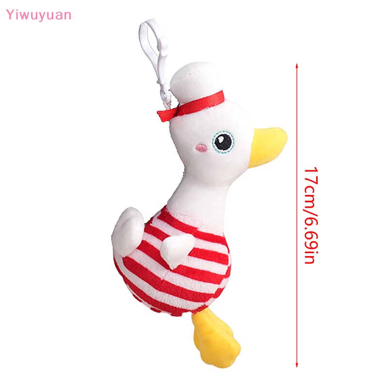 Móc Khóa Vịt Nhồi Bông Mềm Mại Dễ Thương