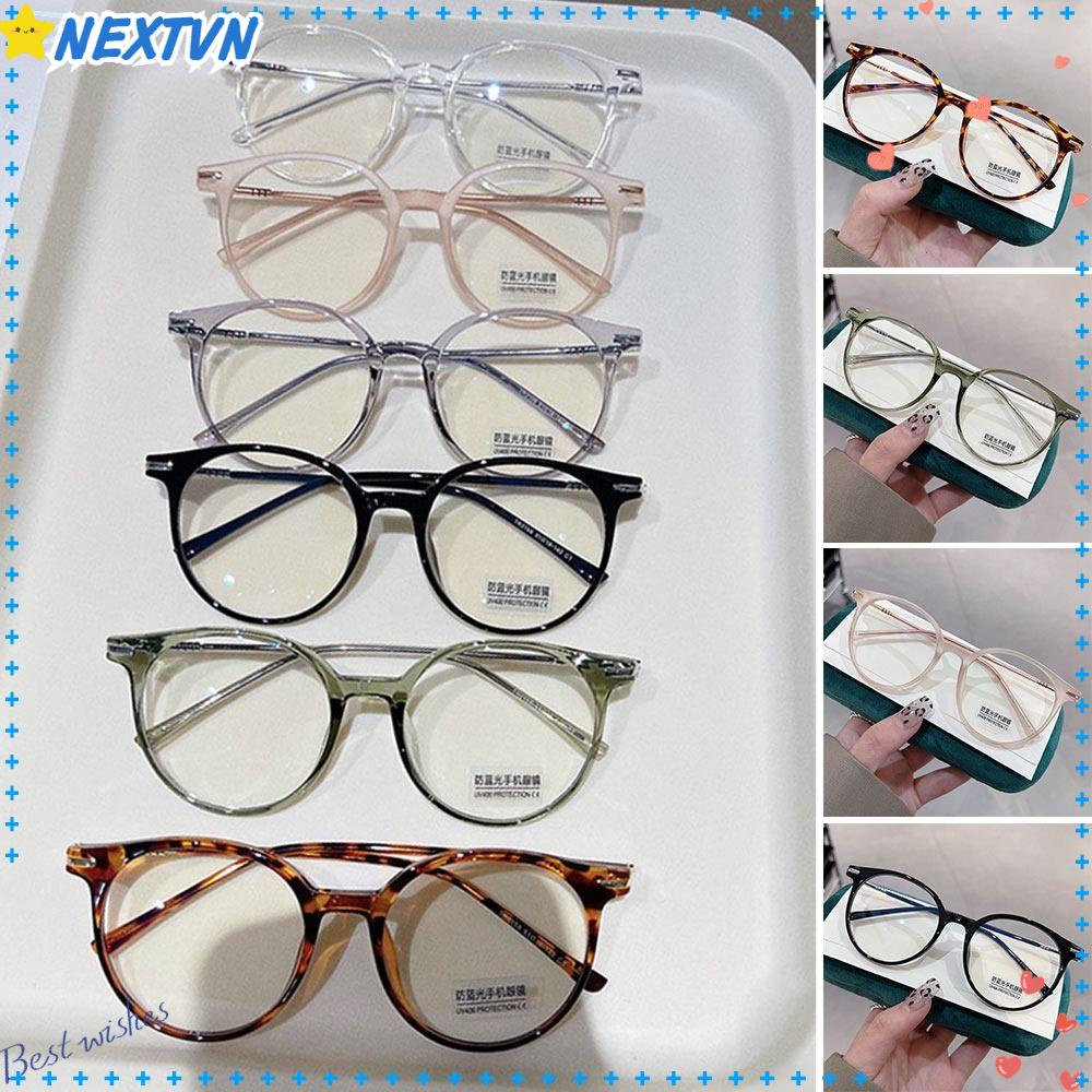 NEXTVN Mắt Kính Gọng Tròn TR90 Chống Ánh Sáng Xanh Siêu Nhẹ Thoải Mái Bảo Vệ Mắt Cho Nam Và Nữ