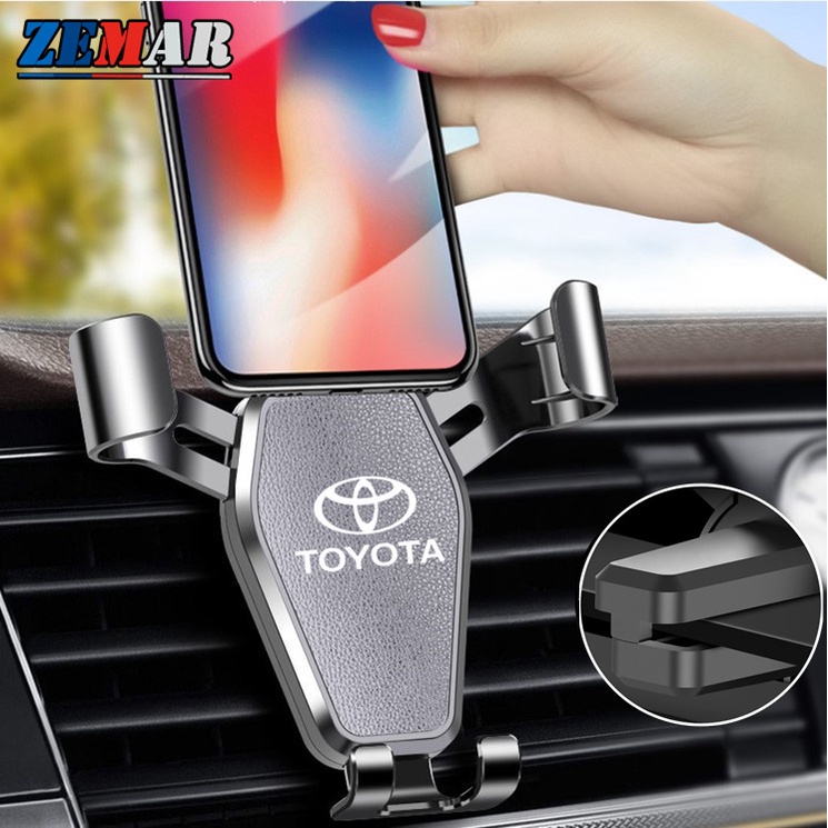 Giá Đỡ Điện Thoại Cảm Biến Trọng Lực Cho Xe Hơi Toyota Agya Raize Calya Avanza Veloz Rush Kijiang In