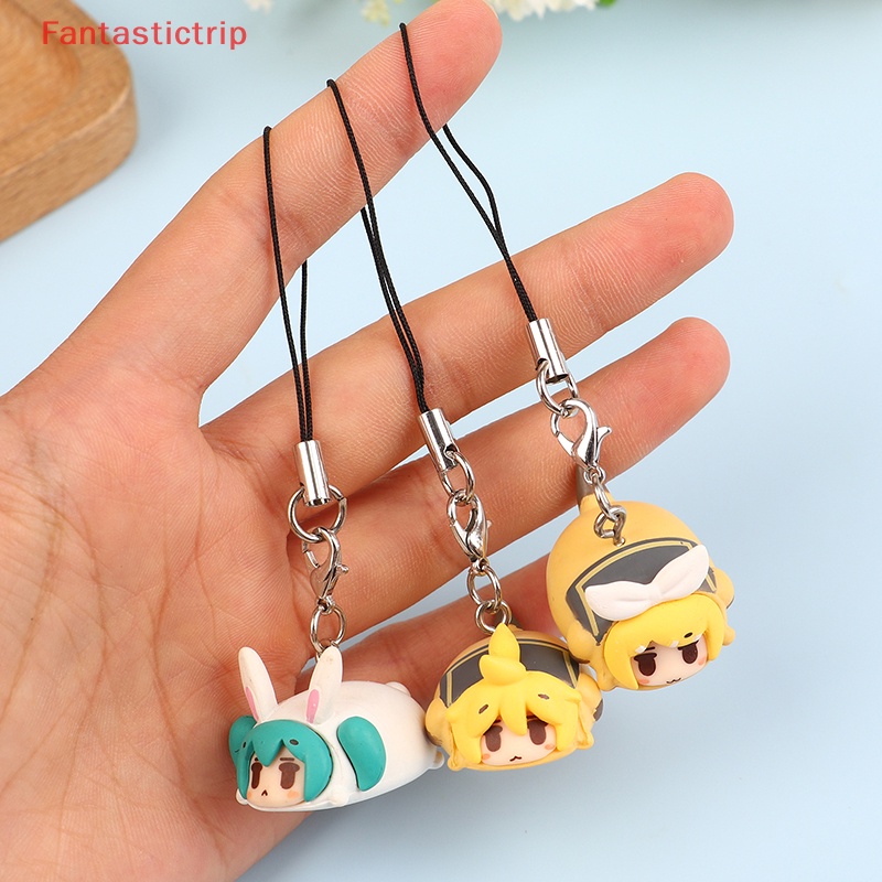 [FantastictripV] Móc Khóa Hình Ca Sĩ Ảo Hatsune Mikumikues Megurinelukas Kagamine Lens Rinamnets Phiên Bản Q Mới