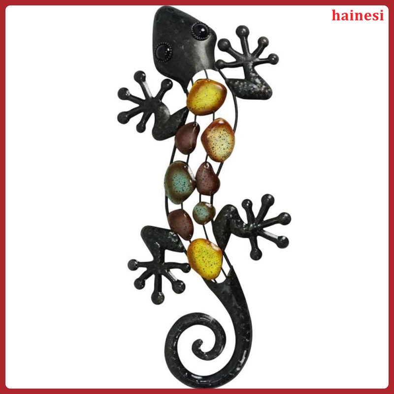 Tượng Thằn Lằn Kim Loại Treo Tường Trang Trí Phong Cách Vintage