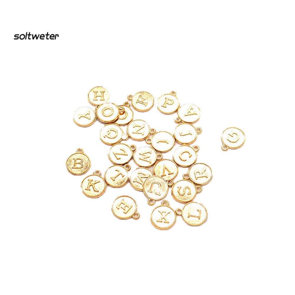 Bộ 26 Mặt Dây Chuyền Hình Chữ Cái Alphabet Từ A-Z