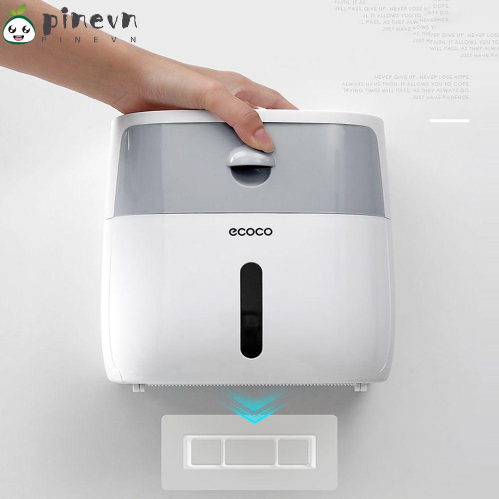 PINEVN Giá Đỡ Cuộn Giấy Vệ Sinh Gắn Tường Đa Năng Tiện Dụng