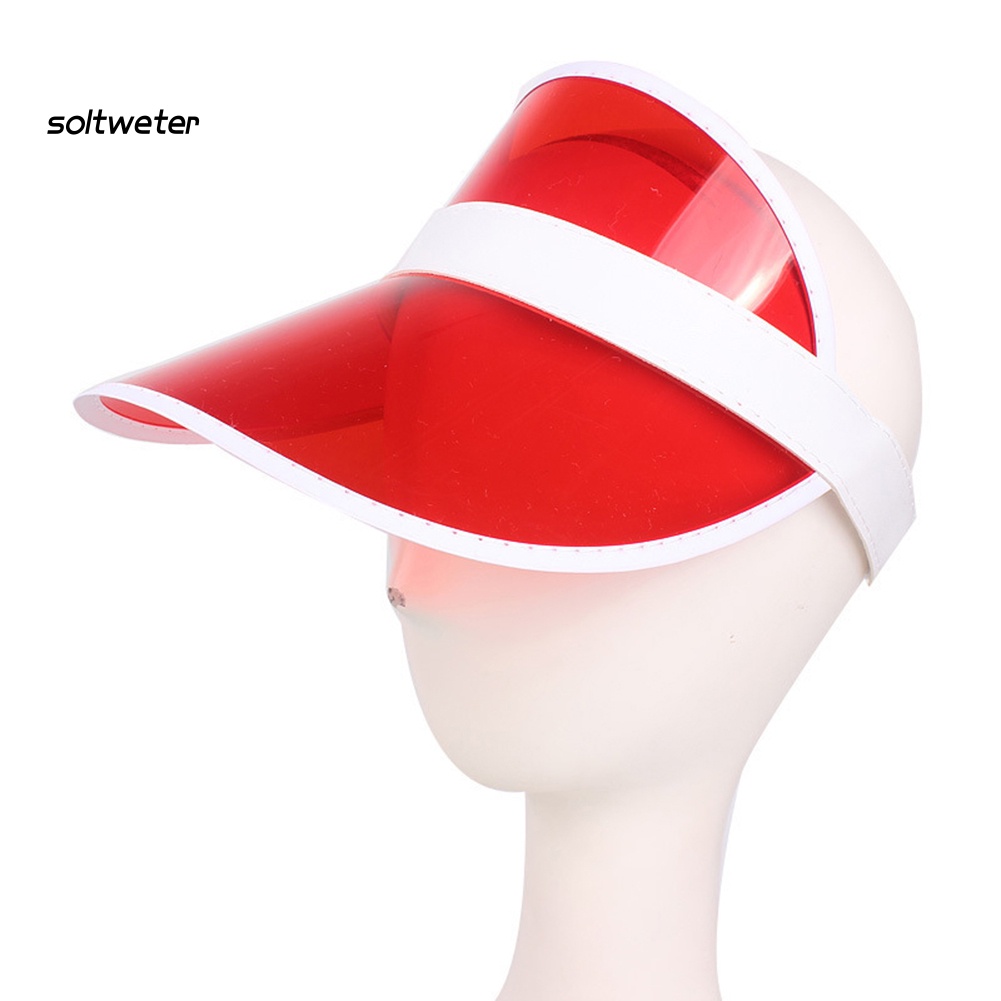 Mũ Lưỡi Trai Chống Nắng Bằng Nhựa Trong Suốt Phong Cách Thể Thao Thời Trang Mùa Hè Cho Nam