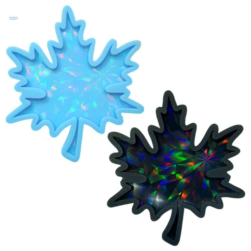 Khuôn Silicone Làm Đế Lót Ly Hình Chiếc Lá Phong