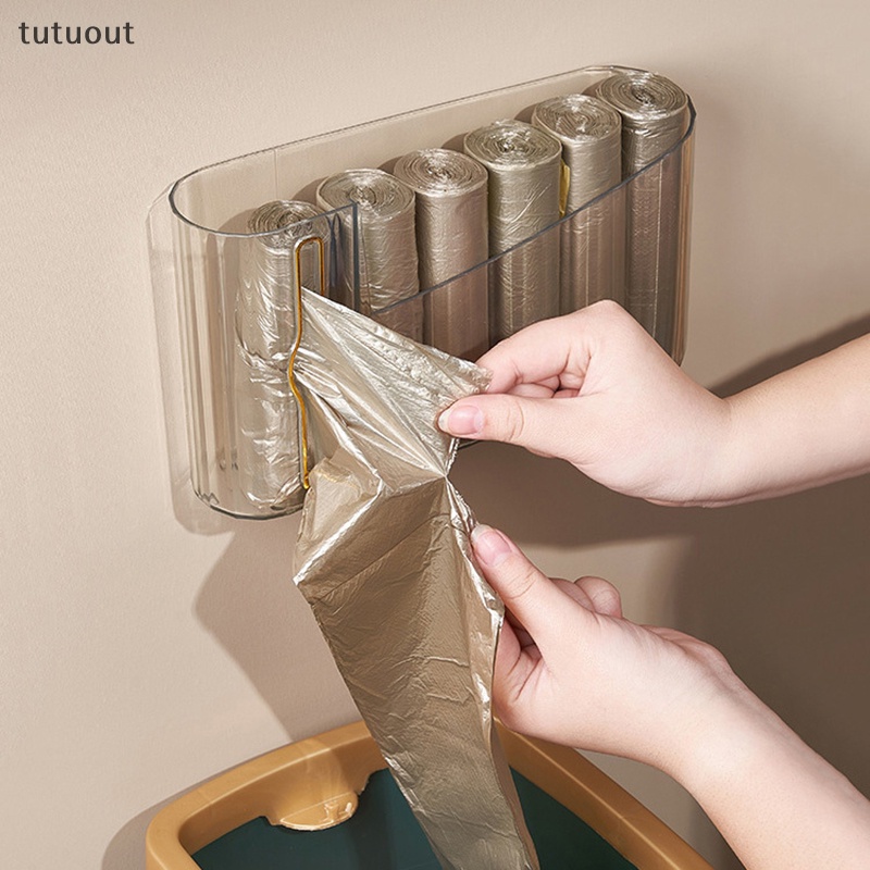 Hộp Nhựa Đựng Túi Rác Có Thể Tháo Rời Tiện Dụng Cho Nhà Bếp / Phòng Tắm