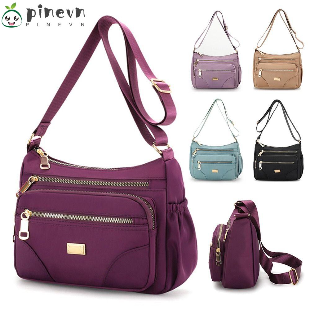 PINEVN Túi Tote Đeo Vai / Đeo Chéo Sức Chứa Lớn Thời Trang Cho Nữ