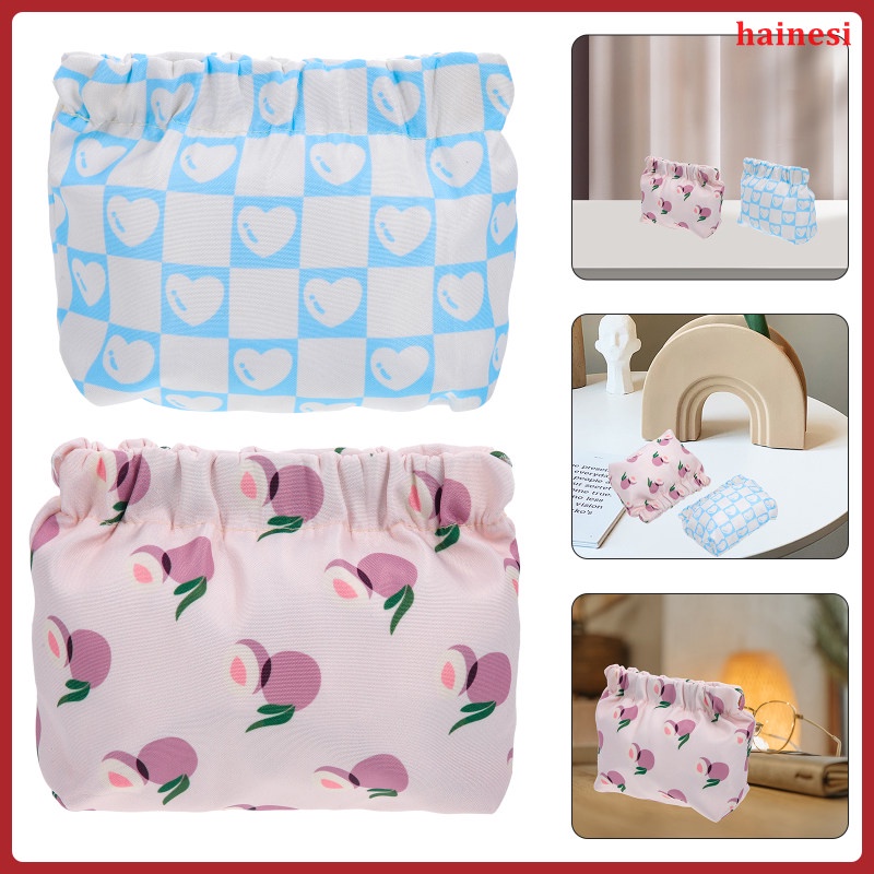 Set 2 Túi Đựng Đồ Trang Điểm Raj T400 Chất Liệu Vải Oxford Tổng Hợp In Họa Tiết