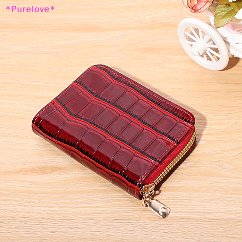 Ví Đựng Thẻ Nhiều Ngăn Phối Khóa Kéo Đơn Giản Dành Cho Nam Và Nữ Mới