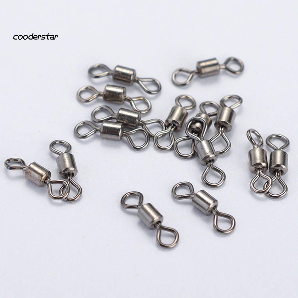 Set 200 Khuyên Nối Câu Cá Tốc Độ Cao Bằng Thép Không Gỉ