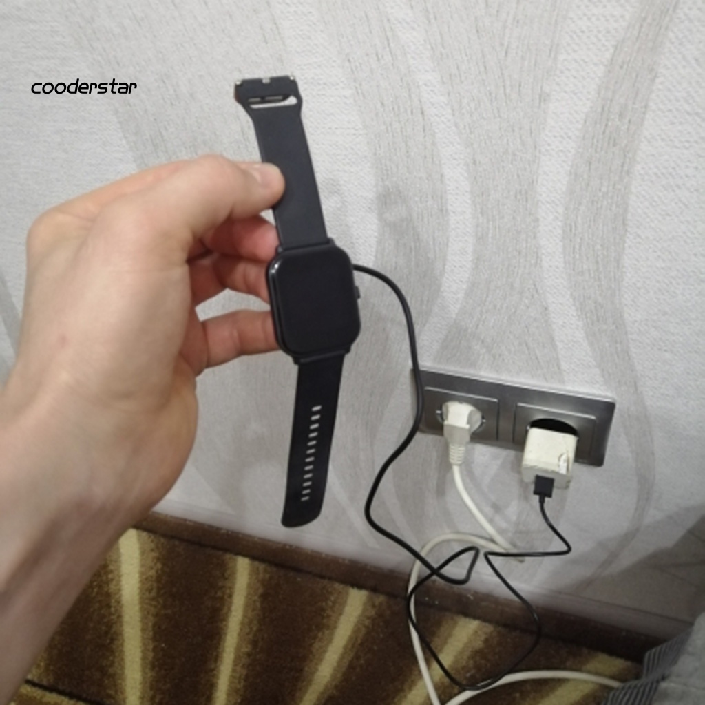 Dây Cáp Sạc Nhanh Đồng Hồ Từ Tính 2 Pin 284mm Bằng PVC An Toàn Không Đường May