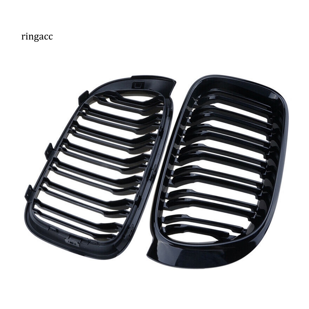 1 CặP LướI TảN NhiệT MàU Đen GắN Mui Xe RGA 51117338571 51117338572 51137367422 Khung Lưới Tản Nhiệt Cho Xe Ô Tô BMW X3 X4 Series F25 F26 14-16