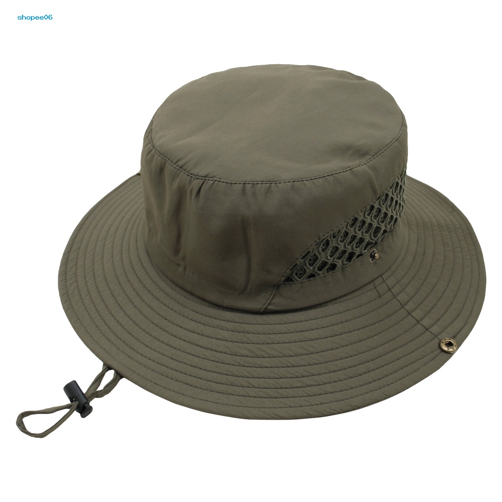 Mũ Câu Cá Cotton PEMG Vành Rộng Có Thể Gấp Gọn Trang Trí Trẻ Trung Cho Thanh Thiếu Niên / Leo Núi