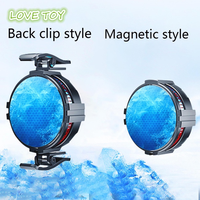 Quạt Tản Nhiệt 2 Trong 1 Gắn Điện Thoại Hỗ Trợ Chơi Game Tiện Dụng