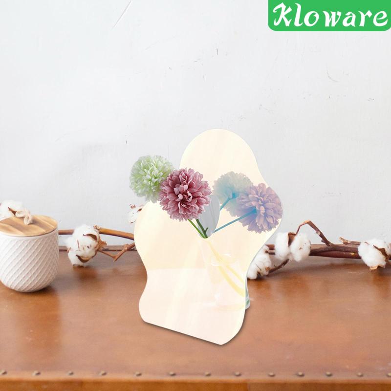 Lọ Hoa Bằng Acrylic Kèm Giá Đỡ Trang Trí Phòng Khách