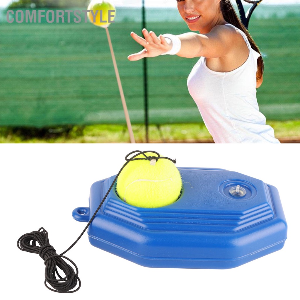 Comfortstyle Bộ dụng cụ tập lưng bóng tennis với dây đàn hồi cao su dành cho người một mình cxmin05.vn