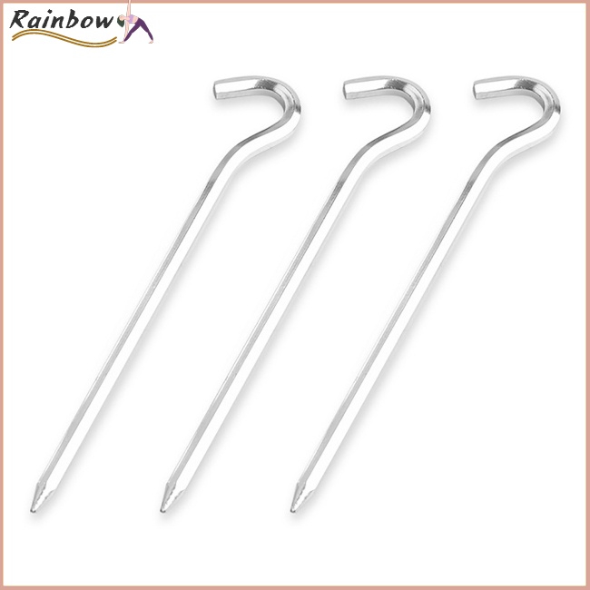 Bộ 20 Cọc Cắm Lều Bằng Hợp Kim Nhôm Hình Lục Giác 6mmX18cm