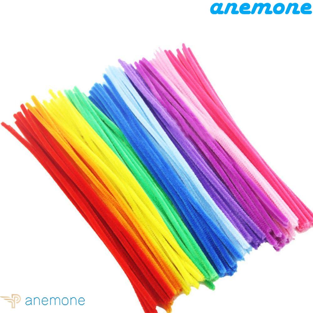 ANEMONE Set 100 Dây Bọc Vải Bông Làm Đồ Thủ Công DIY