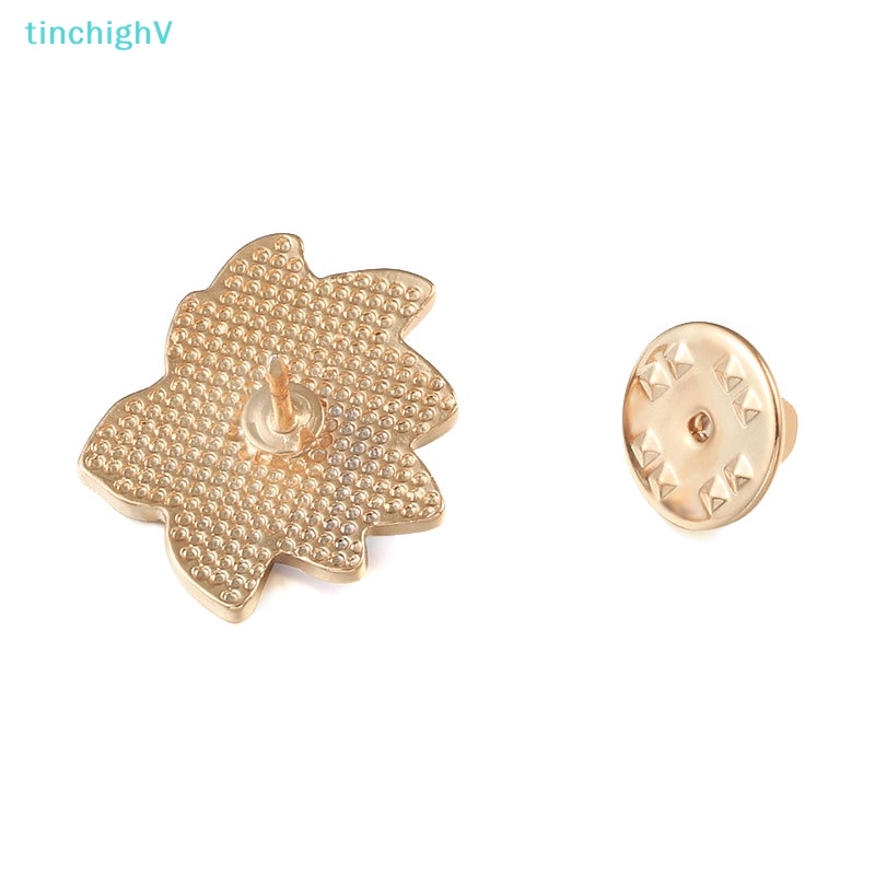 [TinchighV] Trâm Cài Áo Khoác Denim Hình Hoa Sen Trắng Tráng Men Phong Cách Phật Giáo Nhật Bản Cho Nam Và Nữ [Mới]