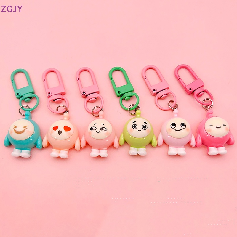 Móc Khóa Hình Quả Trứng Búp Bê Hoạt Hình Dễ Thương Mới