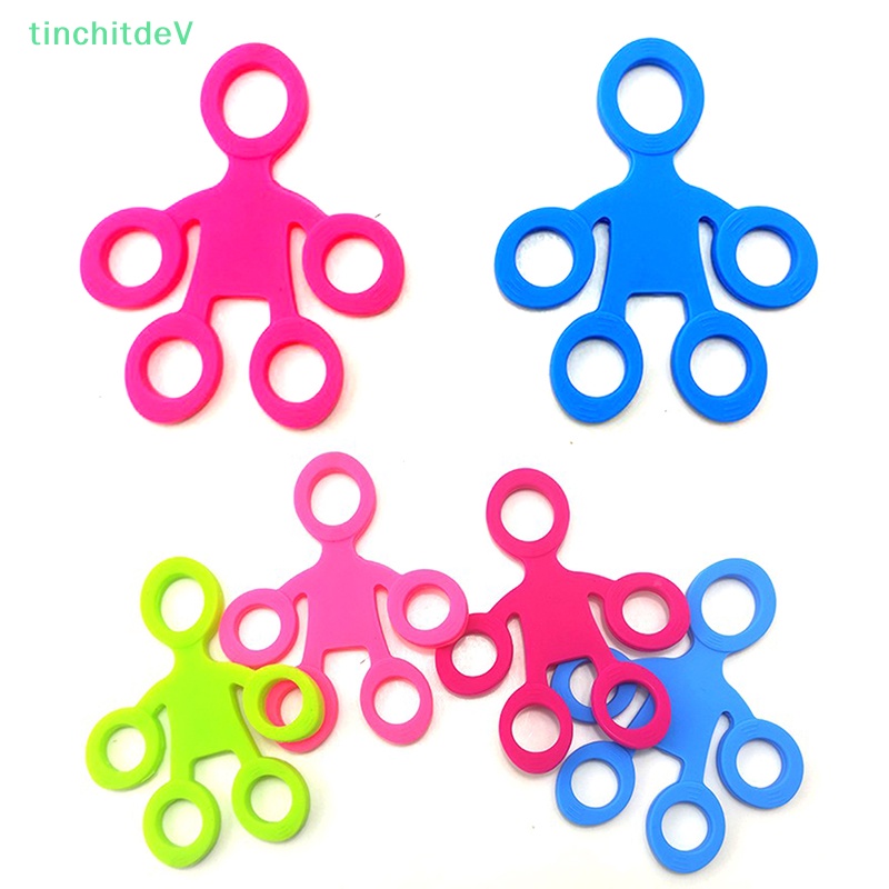 [TinchitdeV] Đồ Chơi Vòng Nhẫn Silicone Tập Tay Giảm Căng Thẳng