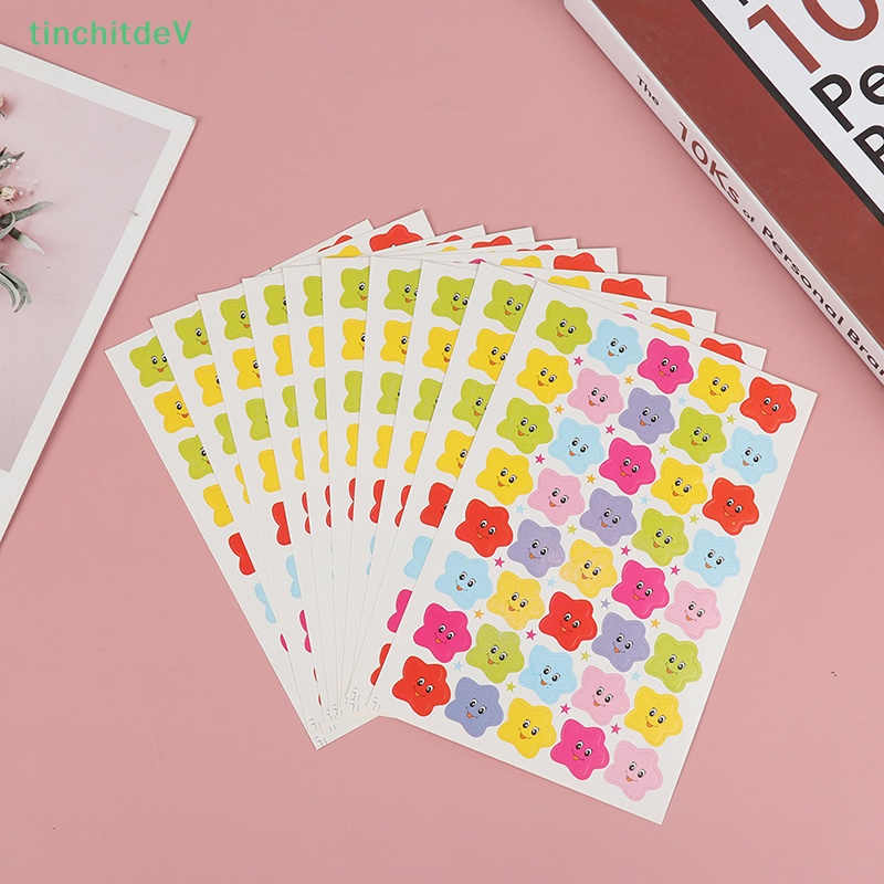 [TinchitdeV] 400 Miếng Dán Hình Ngôi Sao Cười Khen Thưởng Giáo Viên Trẻ Em Dễ Thương [Mới]