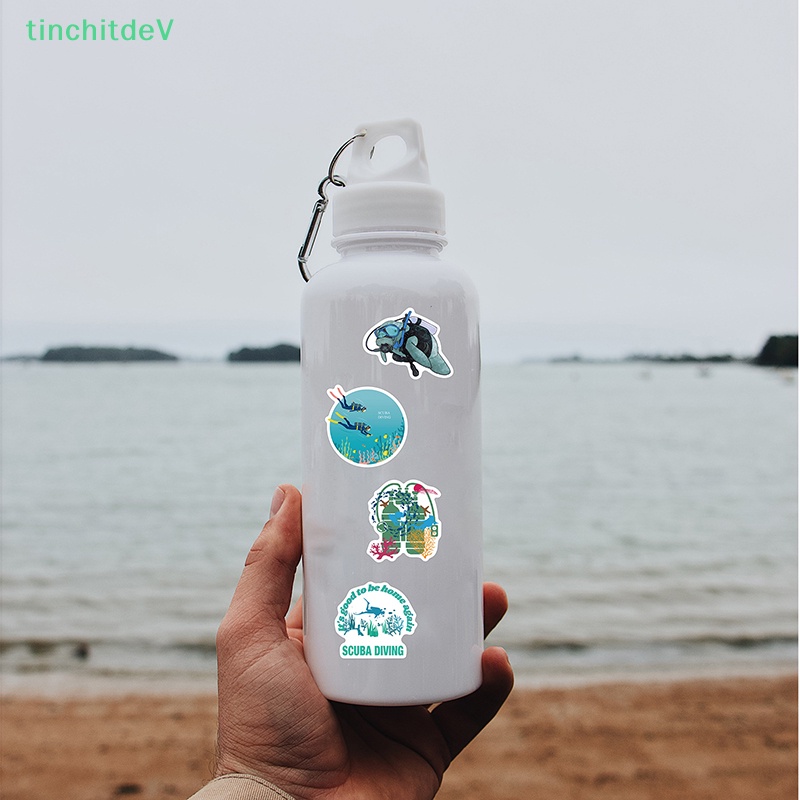 [TinchitdeV] Set 50 Nhãn Dán Graffiti Mùa Hè Mát Mẻ Trang Trí Laptop Hành Lý Ván Trượt Xe Hơi [Mới]