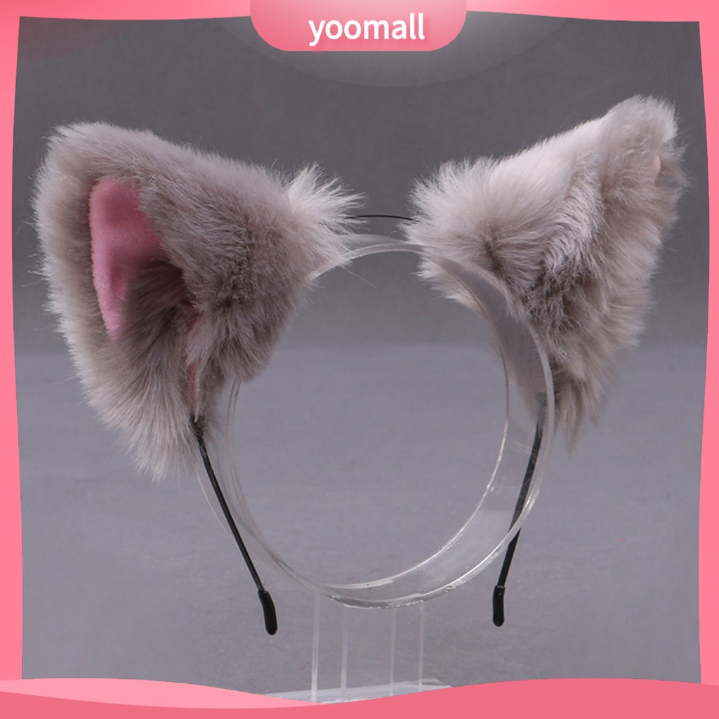 Băng Đô Tai Mèo Lông Xù Đáng Yêu Dành Cho Tiệc Hóa Trang