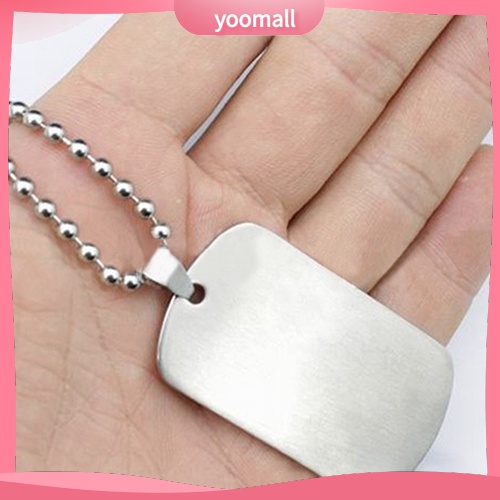 Vòng Cổ Bằng Thép Không Gỉ 316L Thời Trang Cá Tính Cho Nam / Nữ