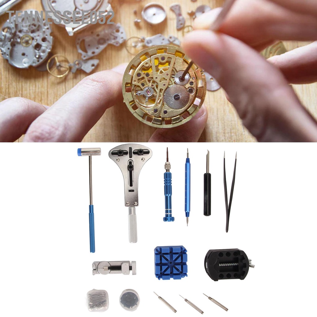 Tennessee052 Bộ dụng cụ sửa chữa đồng hồ 188 chiếc mở hộp chuyên nghiệp đa chức năng công điều chỉnh dây đeo