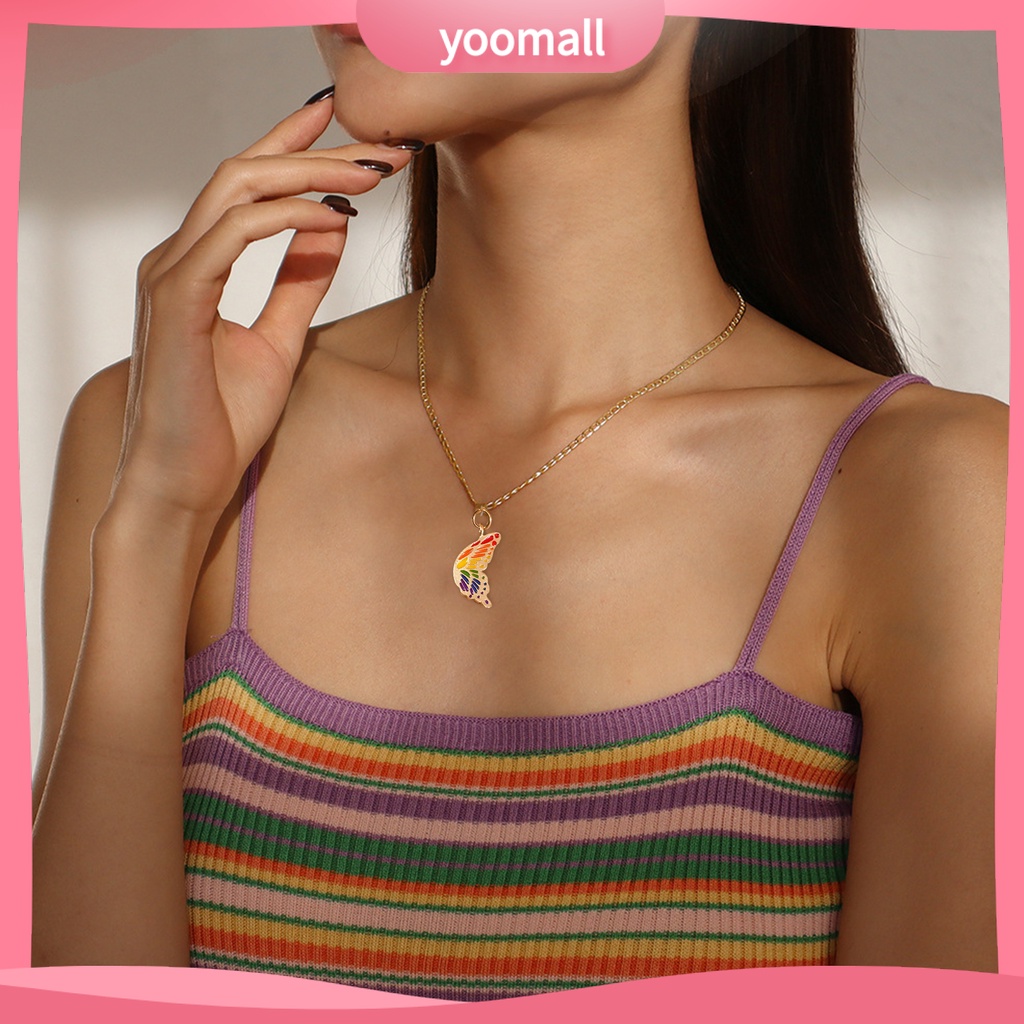 Set 2 Vòng cổ Cặp Đôi Bằng Thép Không Gỉ Dễ Lên Màu