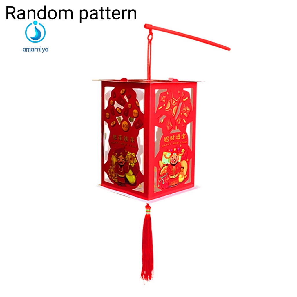 1 Bộ Đèn Lồng Trung Quốc Bắt Mắt DIY Dành Cho Trẻ Em