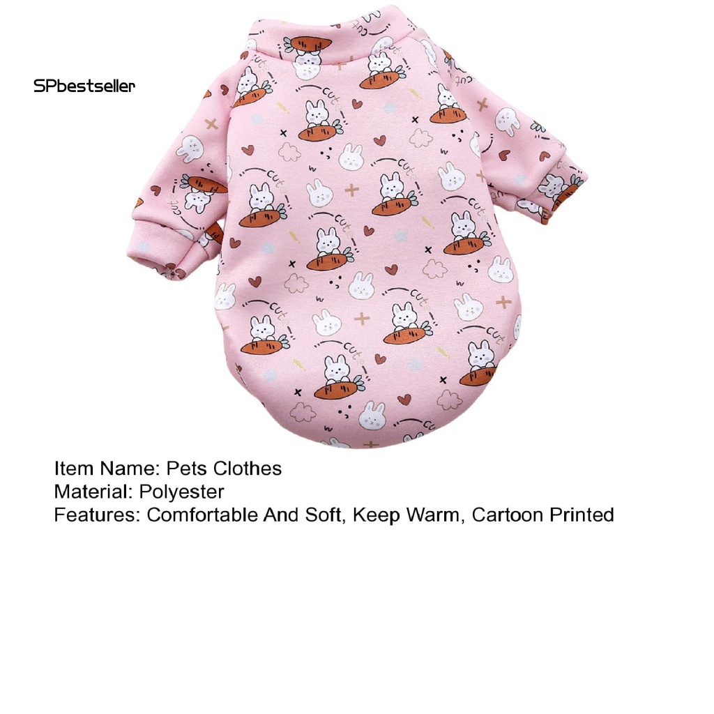 Áo Hoodie Dày Dặn Thoải Mái Hai Ống Cho Thú Cưng