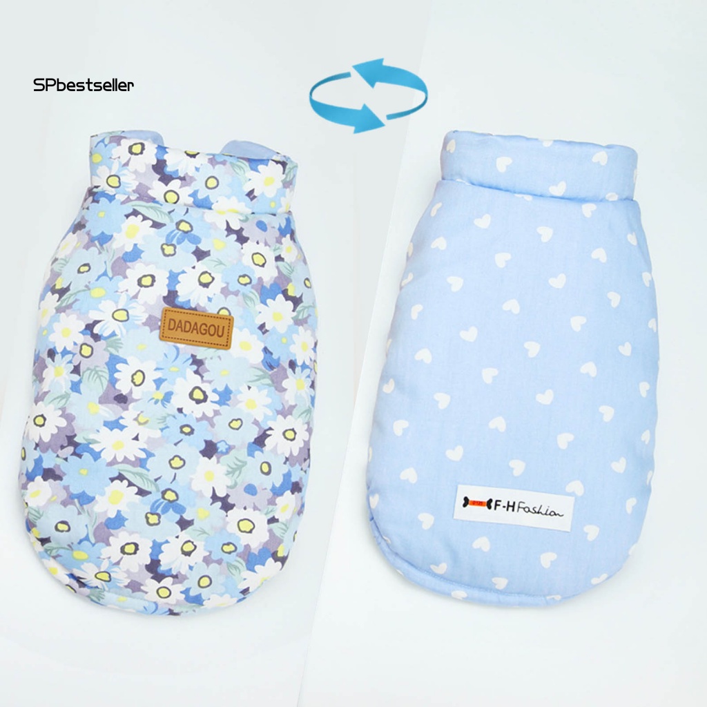 Áo Khoác Không Tay Giữ Ấm Màu Sắc Tươi Sáng Đáng Yêu Cho Thú Cưng