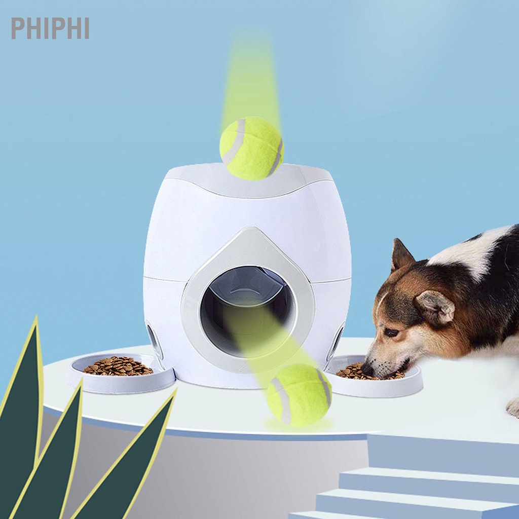 PHIPHI Có hàng sẵn Bóng Chó Thức Ăn Phần Thưởng Máy Tương Tác Ném Cho Khay Phẳng Con