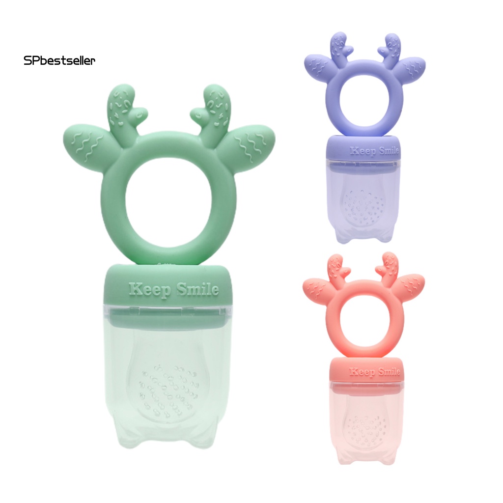 1 Bộ Núm Ti Giả Ăn Dặm Không BPA Chống Trượt Cho Bé