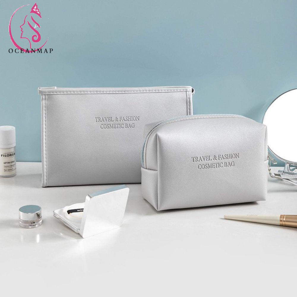OCEANMAP Túi Đựng Đồ Trang Điểm Chống Thấm Nước Có Thể Gấp Gọn Tiện Dụng Cho Nữ