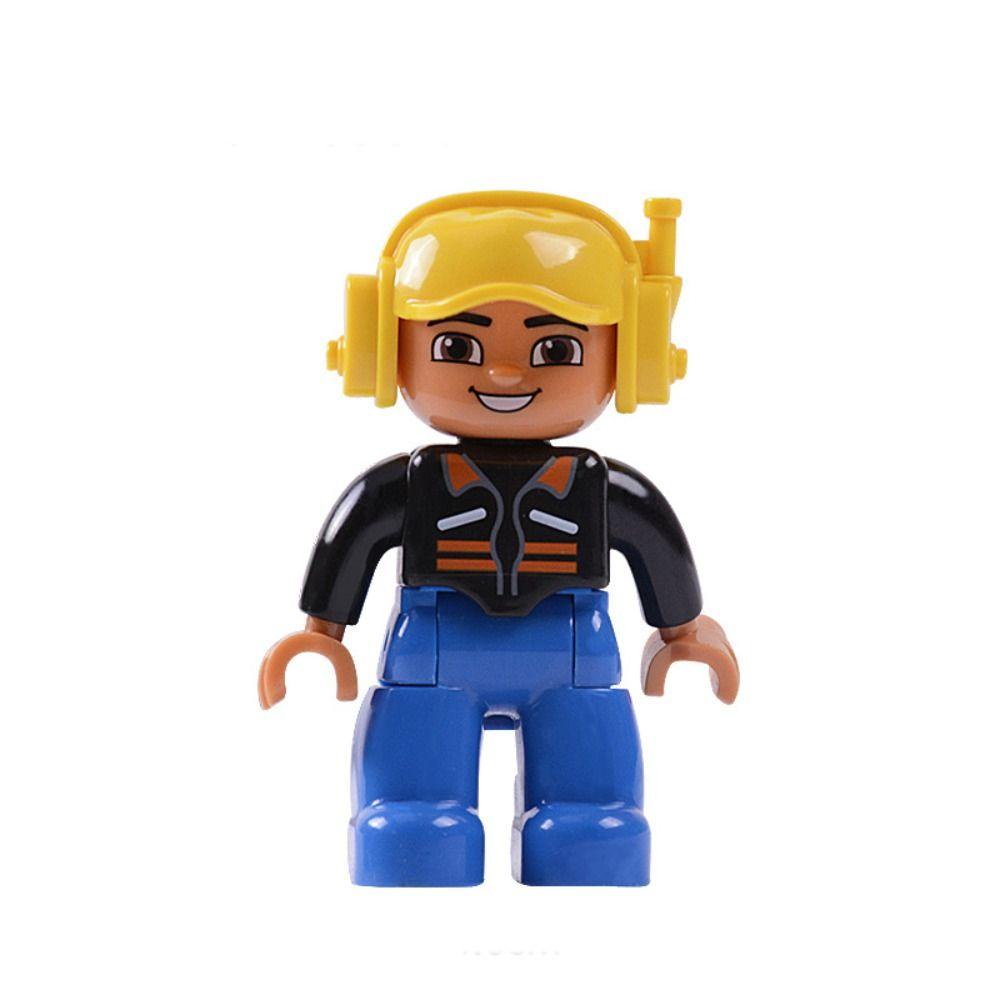 ANEMONE Bộ Đồ Chơi Lắp Ráp Mô Hình Cảnh Sát Giao Thông Dành Cho Trẻ Em