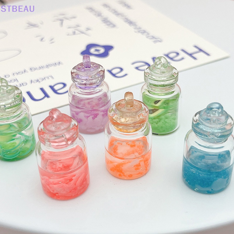 Set 1 / 5 Bình Điều Ước Mini Dạ Quang Trang Trí Sân Vườn / Nhà Búp Bê DIY