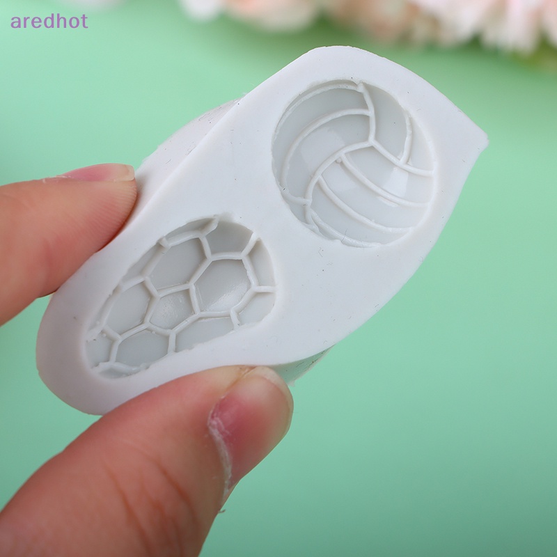 1 Khuôn Làm Bánh Hình Quả Bóng Chuyền / Bóng Chày / Bóng Chày Bằng Silicone DIY Mới