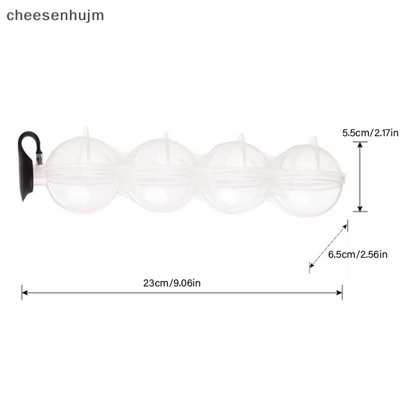 Khuôn Silicon Làm Đá 2.2 "Hình Cầu 4 Ngăn Tiện Dụng