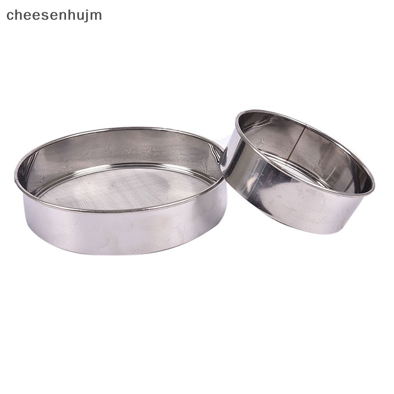 Rây Lưới Tròn Lọc Bột Bằng Thép Không Gỉ Tiện Dụng Cho Nhà Bếp